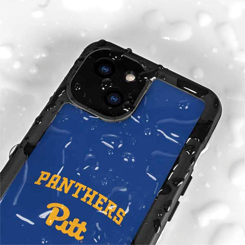 University of Pittsburgh Panthers Pitt iPhone 15 Plus Waterproof Case